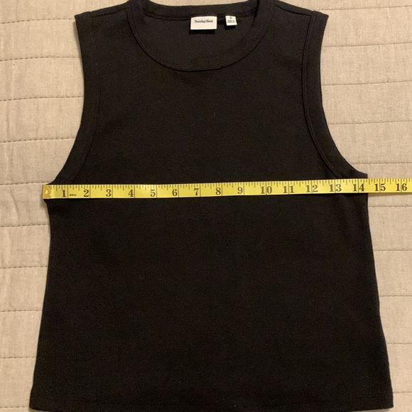 ARITZIA Sunday Best Basic Tank Black Size Small - Picture 9 of 11